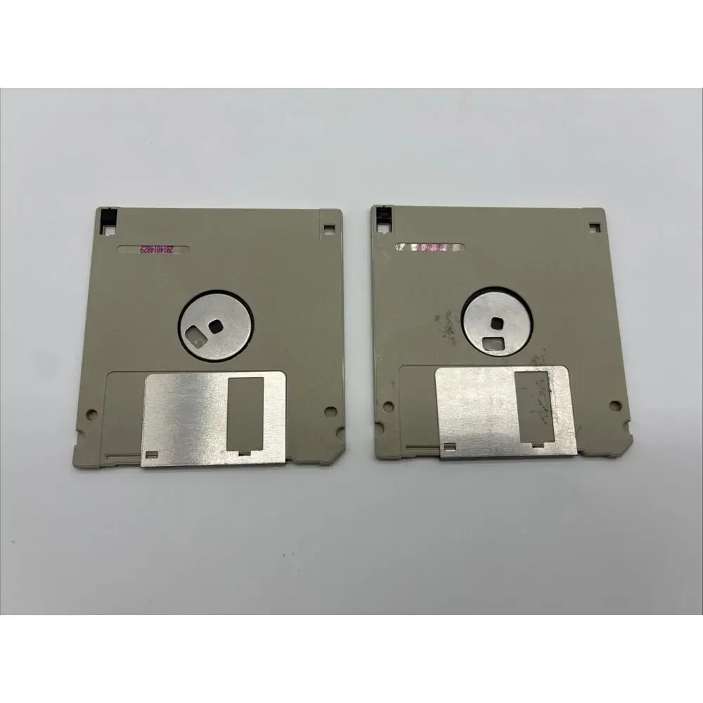 Windows Microsoft Money Floppy Disk Set Of 2 Version 3.0 Vintage